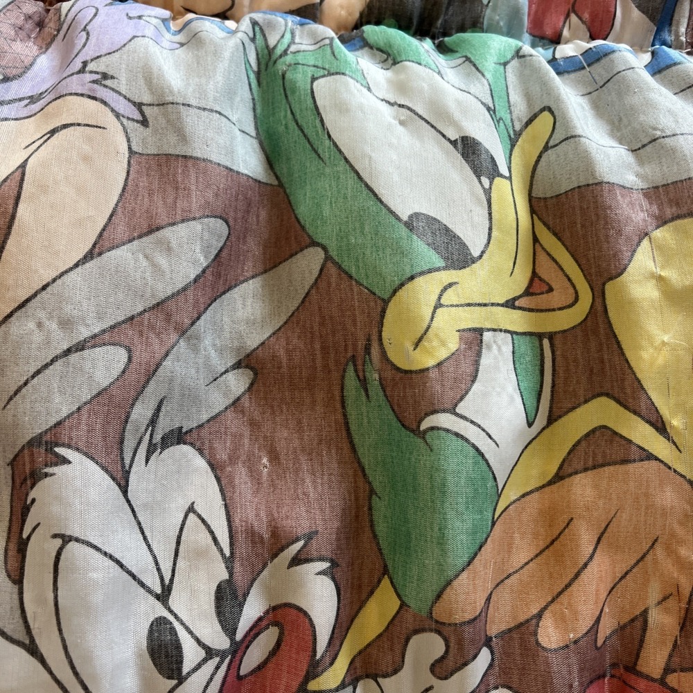 Tiny Toon Adventures Child Sleeping Bag 52" Vintage 90s Montana Max Elmyra Dizzy - Picture 6 of 16